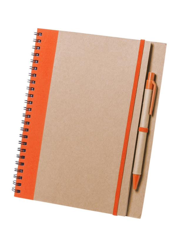 Libreta con lapicero